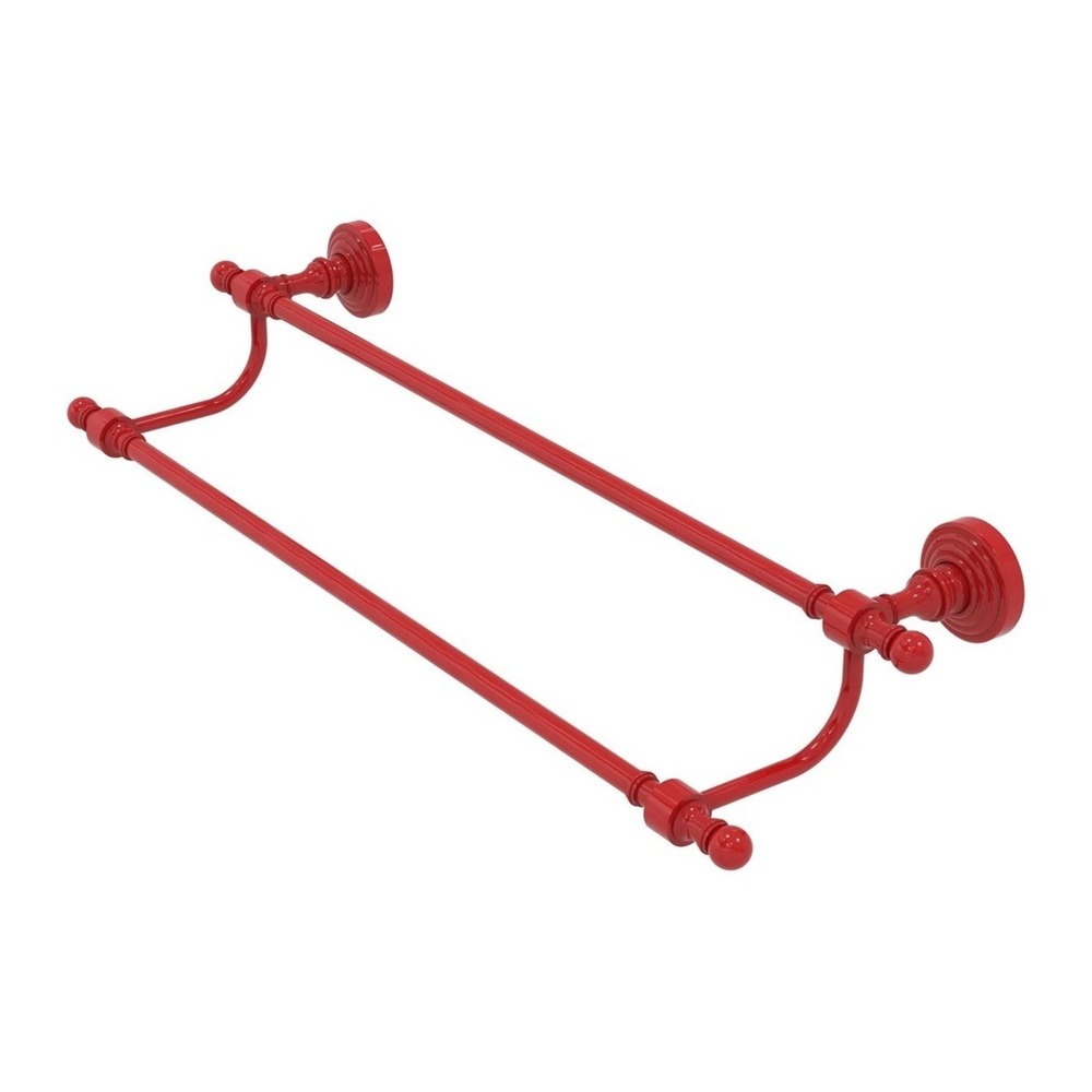 Allied Brass SH-72/30-FER 30" Dbl Towel Bar Fire Engine Red NIB